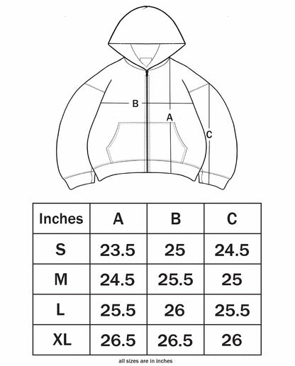“SCARLET” FAWN LOGO ZIP